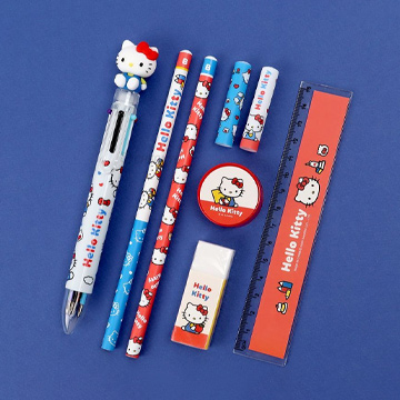 헬로키티 케이스 <br>문구 세트