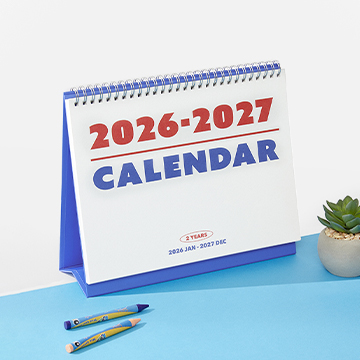 2026 블루<br>2년 탁상달력