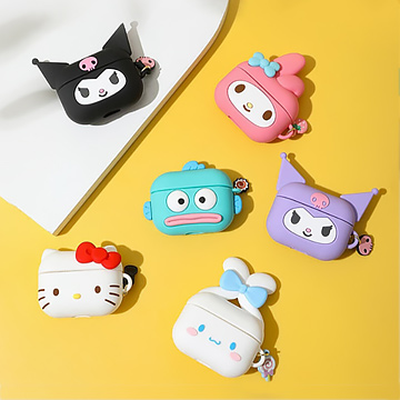 산리오 에어팟프로/프로2 <br> 3D 실리콘 케이스