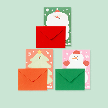 눈사람&트리&산타<br>편지지