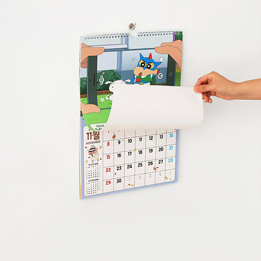 플라잉웨일즈 짱구는못말려 2026 벽걸이캘린더 달력