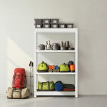 스피드랙 올메탈 철판앵글 MAX200 4단 900x300x1500