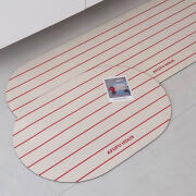 스트라이프 빨아쓰는 천연 규조토 발매트 세트