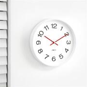 화이트무소음벽시계