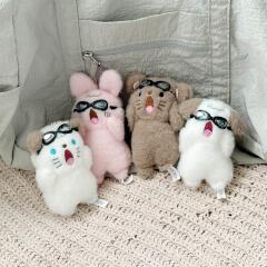 수영 수영장 가방 동물 인형 키링 4종 스윔 음파 백참