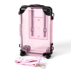 최애인형 캐리어 핑크