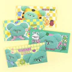핑크풋 와사비베어 가로 봉투 세트