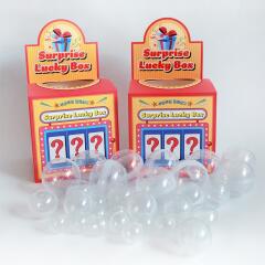 뽑기 캡슐 공 추첨 볼 3size 투명 빈 원형 플라스틱 -소