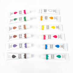 아트필드 피그먼트 아크릴물감 12ml 12색