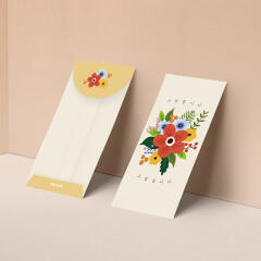 E2405HN - FLOWER01 캐릭터봉투 용돈봉투 명절봉투