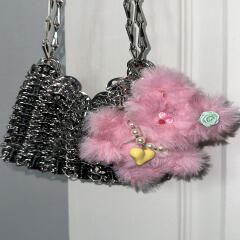 Color eyes bear key ring (3color)