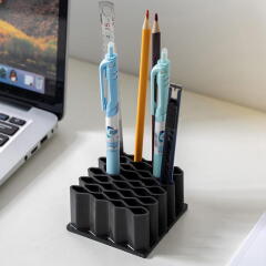 연고 칫솔 연필 브러쉬 꽂이 정리함 실리콘 보관함