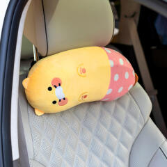 (1+1세트) 카카오프렌즈 발라당 차량용 목쿠션
