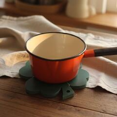 네잎클로버 원목 우드 냄비 받침 MOKS 나무 받침대