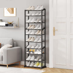 하이10단 현관 신발 수납 선반 신발장 정리함 정리대