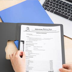 델리 가로형 커버 클립보드 A4