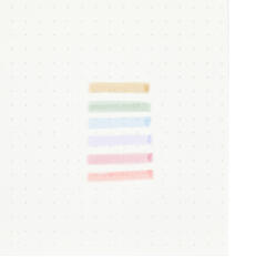 고양이 발바닥 형광펜 세트(6색)