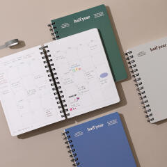 핑크풋 하프 이어 플래너