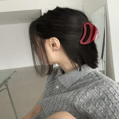 Title hair clip (4color)