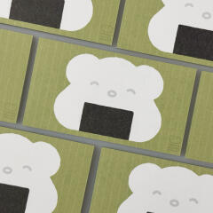 무우우 오니기리 미니메모지