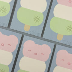 무우우 당고 미니메모지