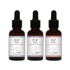 맑을담 EGF FGF IGF 10ppm 3종세트 30ml 앰플 원액