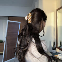 Positive hair clip (7color)