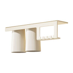 거꾸로 양치컵 칫솔 꽂이 걸이 세트 자석 (더블)