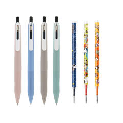 제브라 사라사클립칠 샌드버전 0.5mm+스누피 리필세트