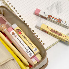 조선문방구 곰돌곰돌곰돌희필통넣기편한슬림지우개