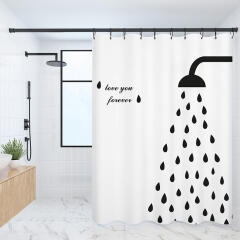 빌로위 샤워기 욕실 방수 샤워커튼