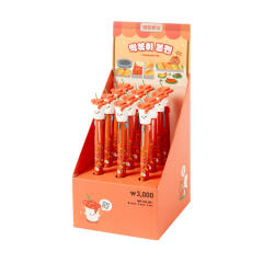 떡볶이 피규어 다색펜