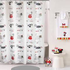 방수 안티곰팡이 샤워 가림막 욕실 화장실 커튼