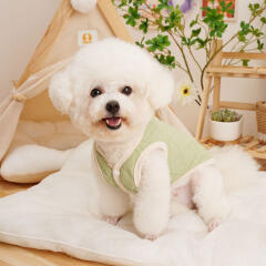 도그웨그 애니멀 누빔 조끼 강아지 조끼