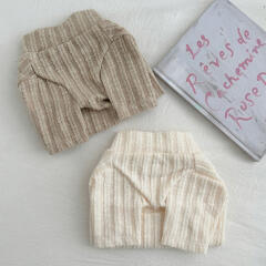 도그웨그 터틀넥 니트 하트 포인트 누빔조끼 세트