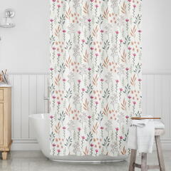 와일드 욕실 샤워 커튼 방수 커텐 PEVA 발수처리