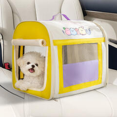 도그웨그 옐로메쉬 하우스 이동장 숨숨집