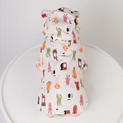 도그웨그 곰돌이 프렌즈 강아지 우비 애견 레인코트