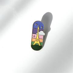 열기구여행 파리 에펠탑 뱃지