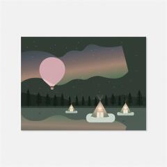 POSTCARD_ 캐나다 옐로나이프