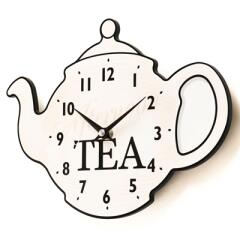 빈티지 티포트 벽시계