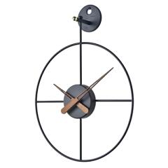 21리뉴얼-와이어벽시계/미니/BK