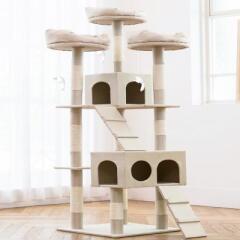 헬로망치 프리미엄 대형 고양이 직조 캣타워 AP8897