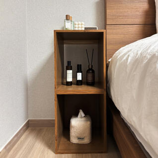 속깊은 LP수납장 우드 공간박스 삼나무 재질