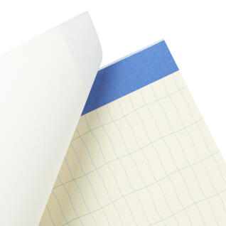 블루그린체크 메모지