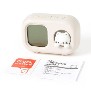 빼꼼 고양이 탁상시계