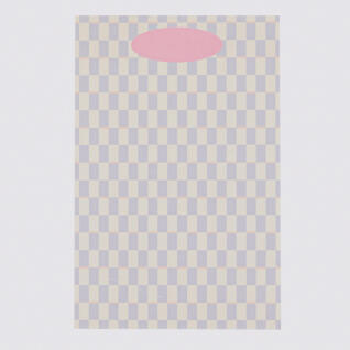 보라체크 메모지