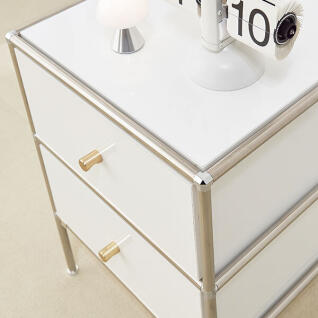 로나 다용도 메탈프레임 400 2단 서랍장 협탁