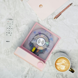 엠피맨 HOTT 무드등 리모콘 무선 스탠드 CD플레이어