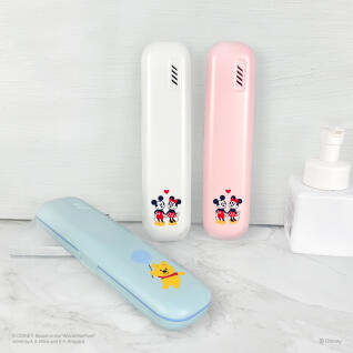 디즈니 캐릭터 휴대용 칫솔 살균기 폴딩 소독기
